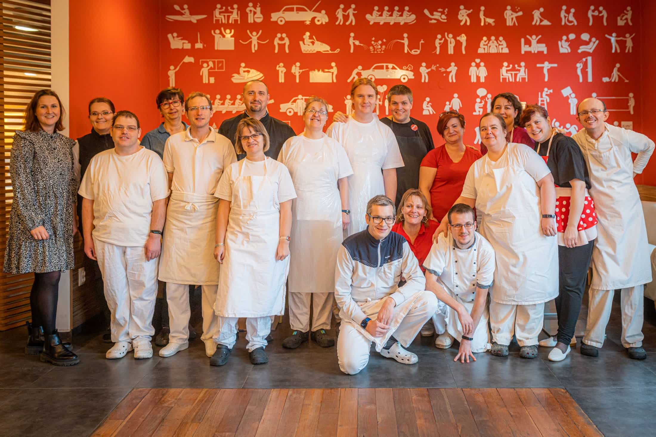 Tým BISTRO u dvou přátel.