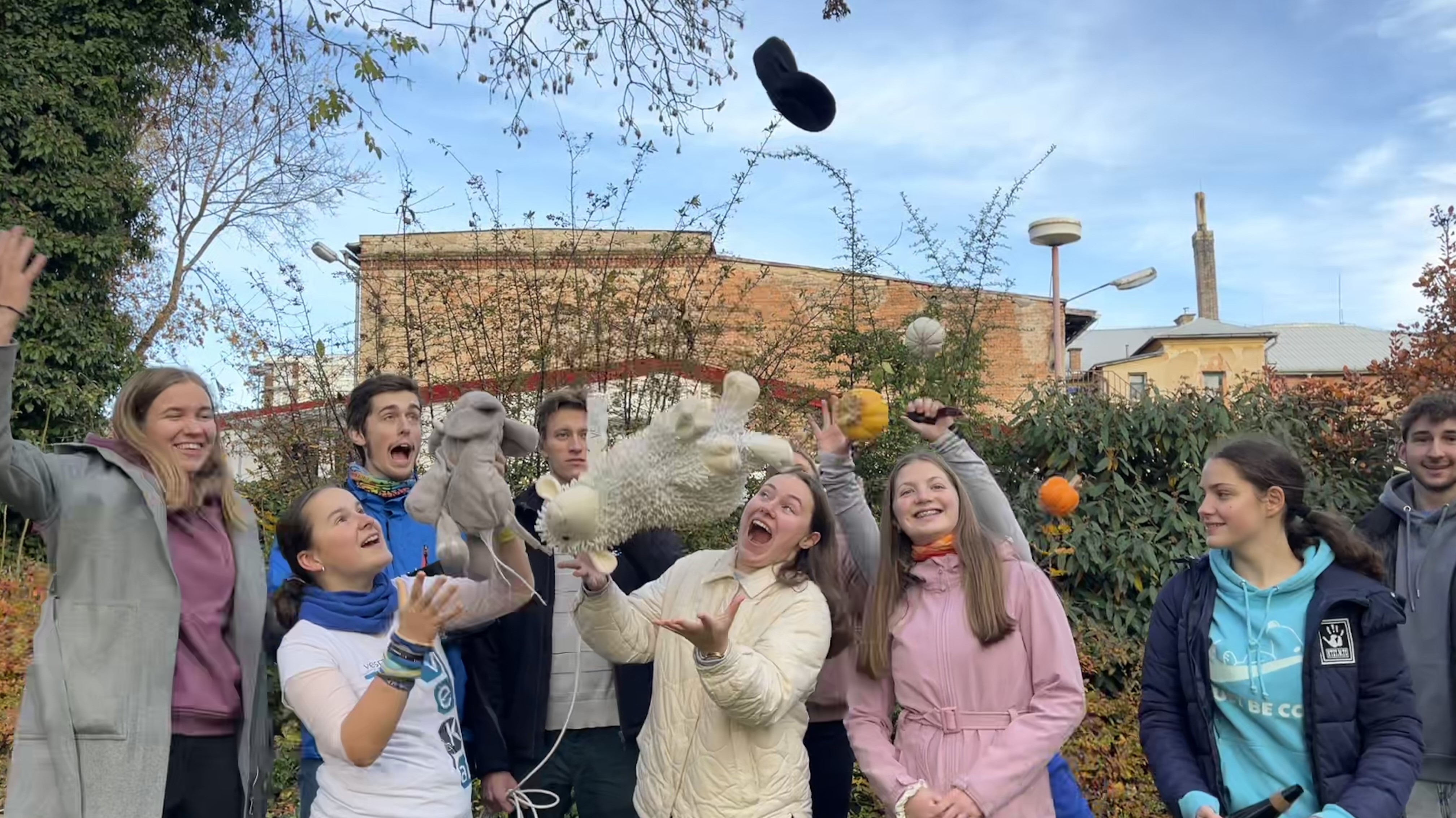 Část Vesmírné Kapely v parku